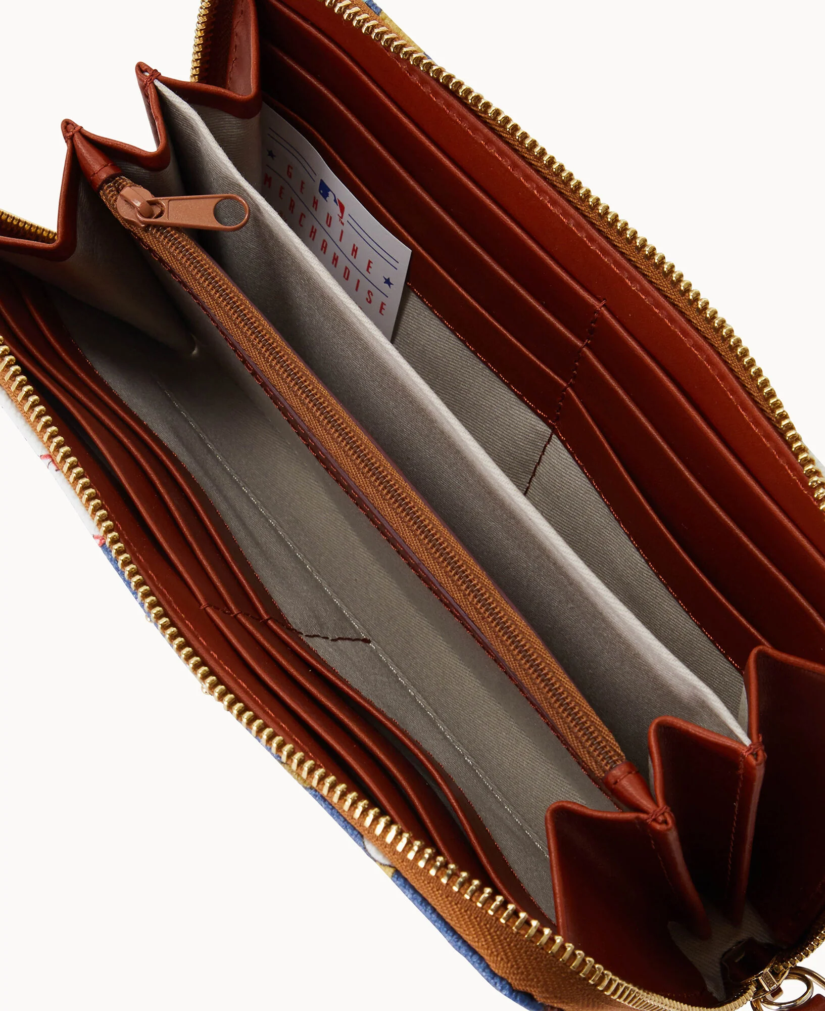 MLB Rays Large Zip Around Wristlet - Image 3