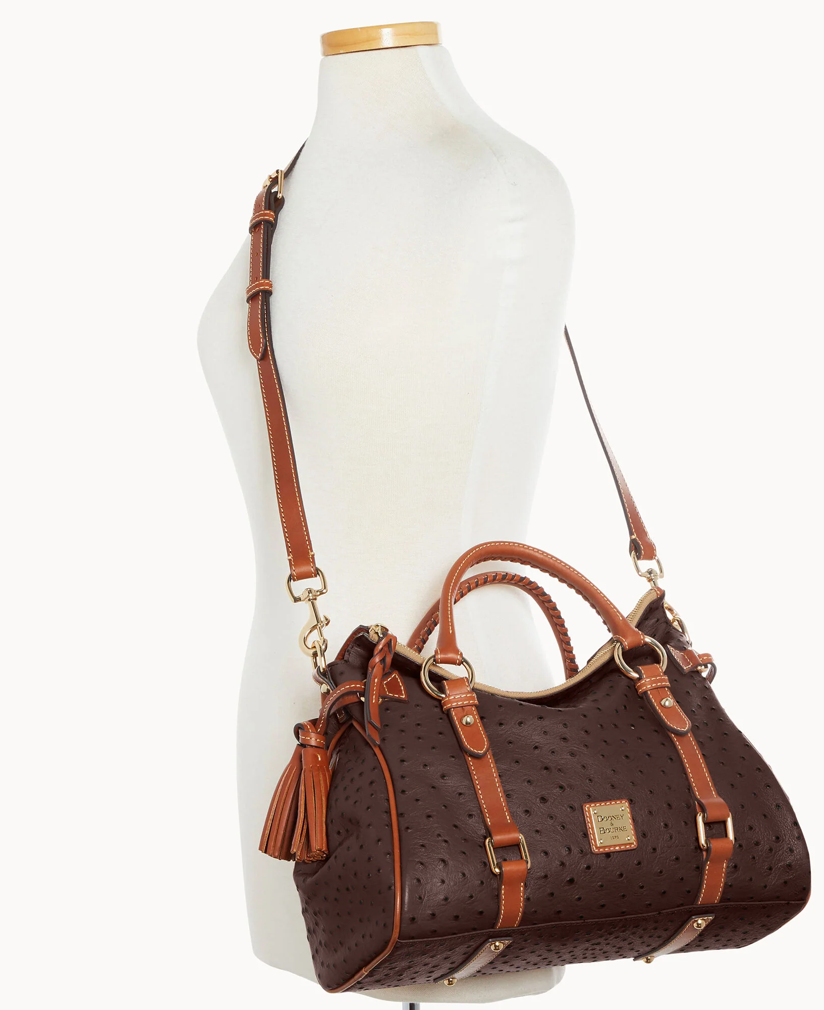 Ostrich Large Satchel - Image 12