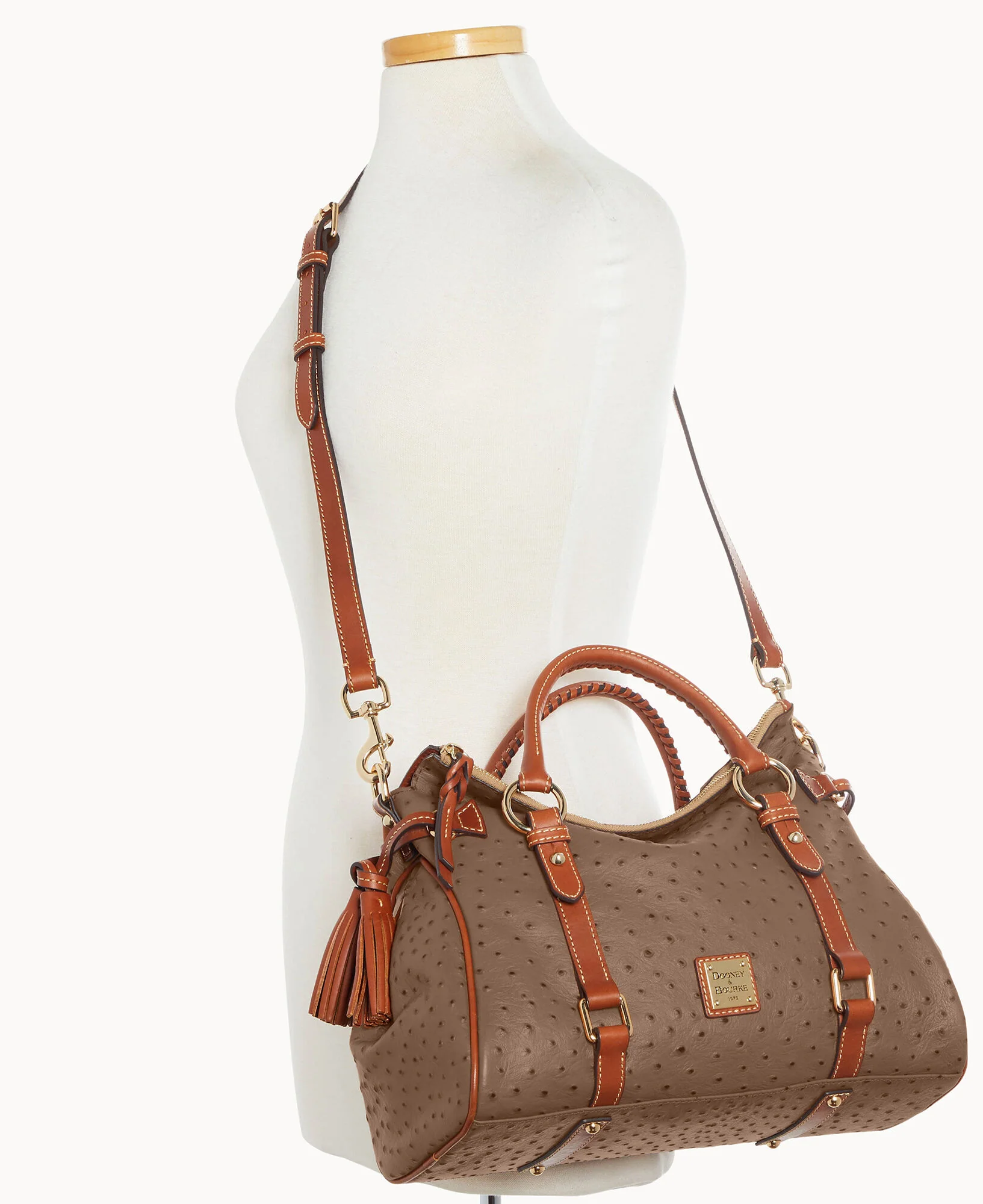 Ostrich Large Satchel - Image 8