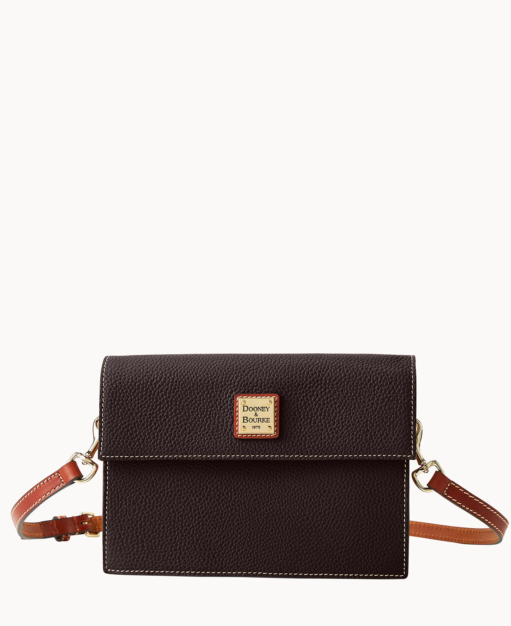 Pebble Grain East West Flap Crossbody - Image 16