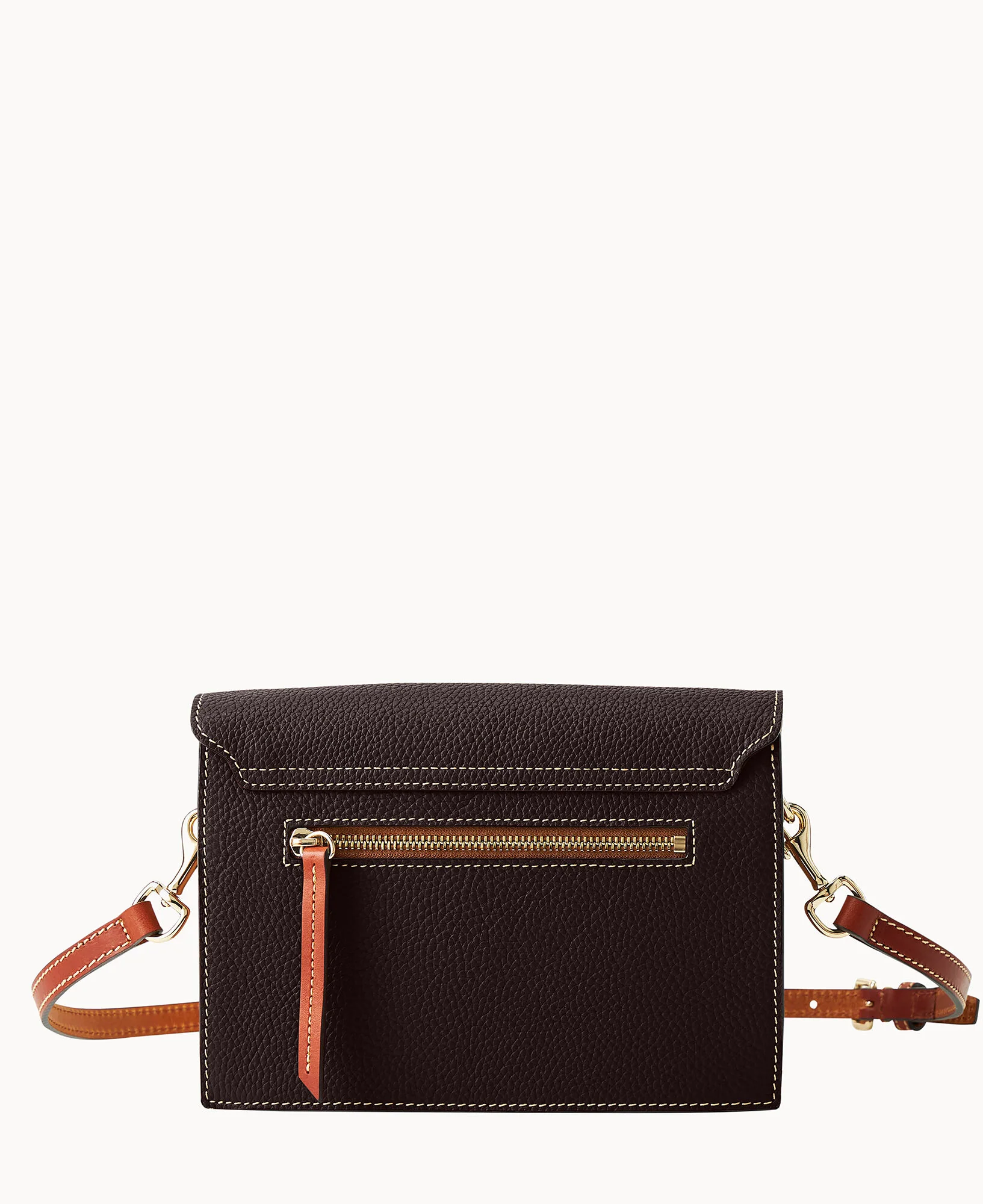 Pebble Grain East West Flap Crossbody - Image 19