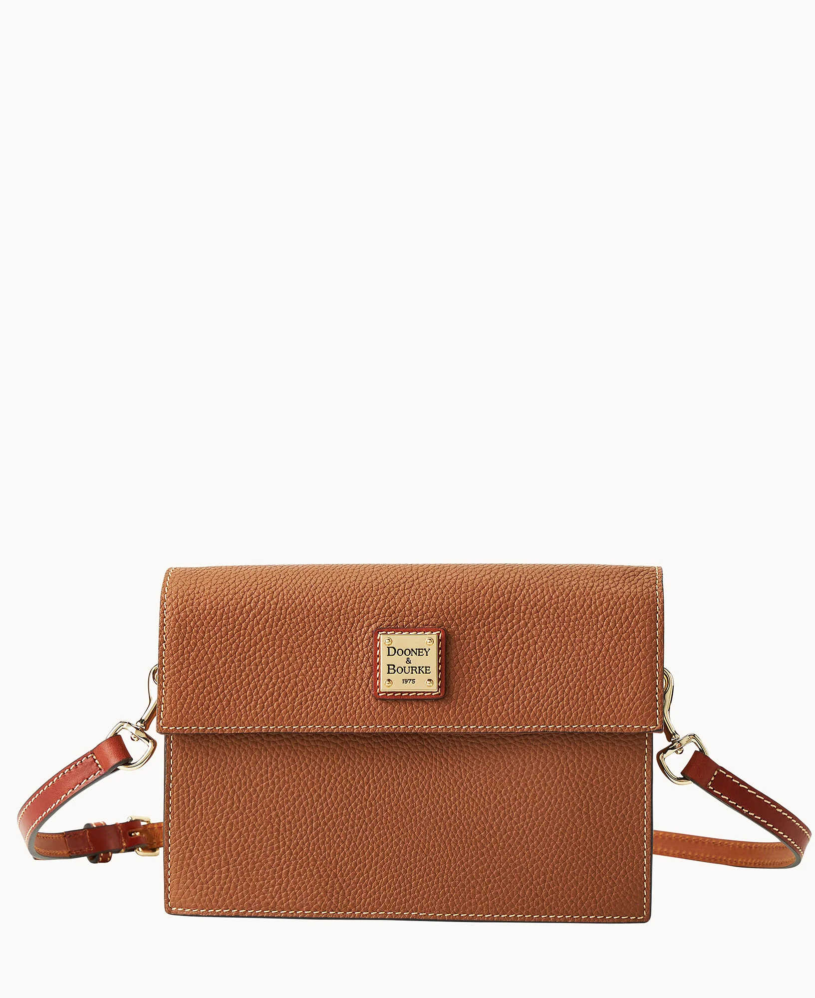 Pebble Grain East West Flap Crossbody - Image 21