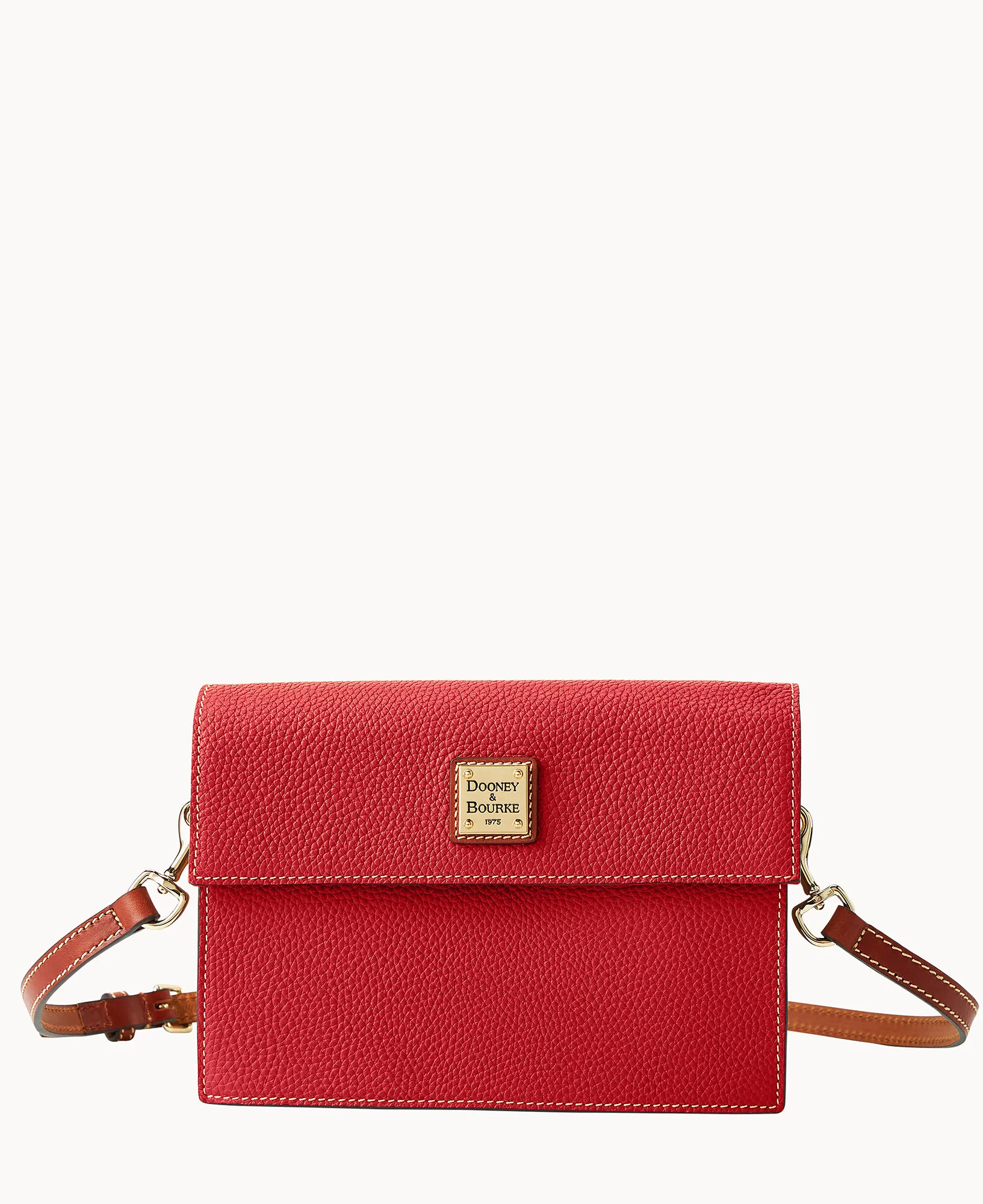 Pebble Grain East West Flap Crossbody - Image 26