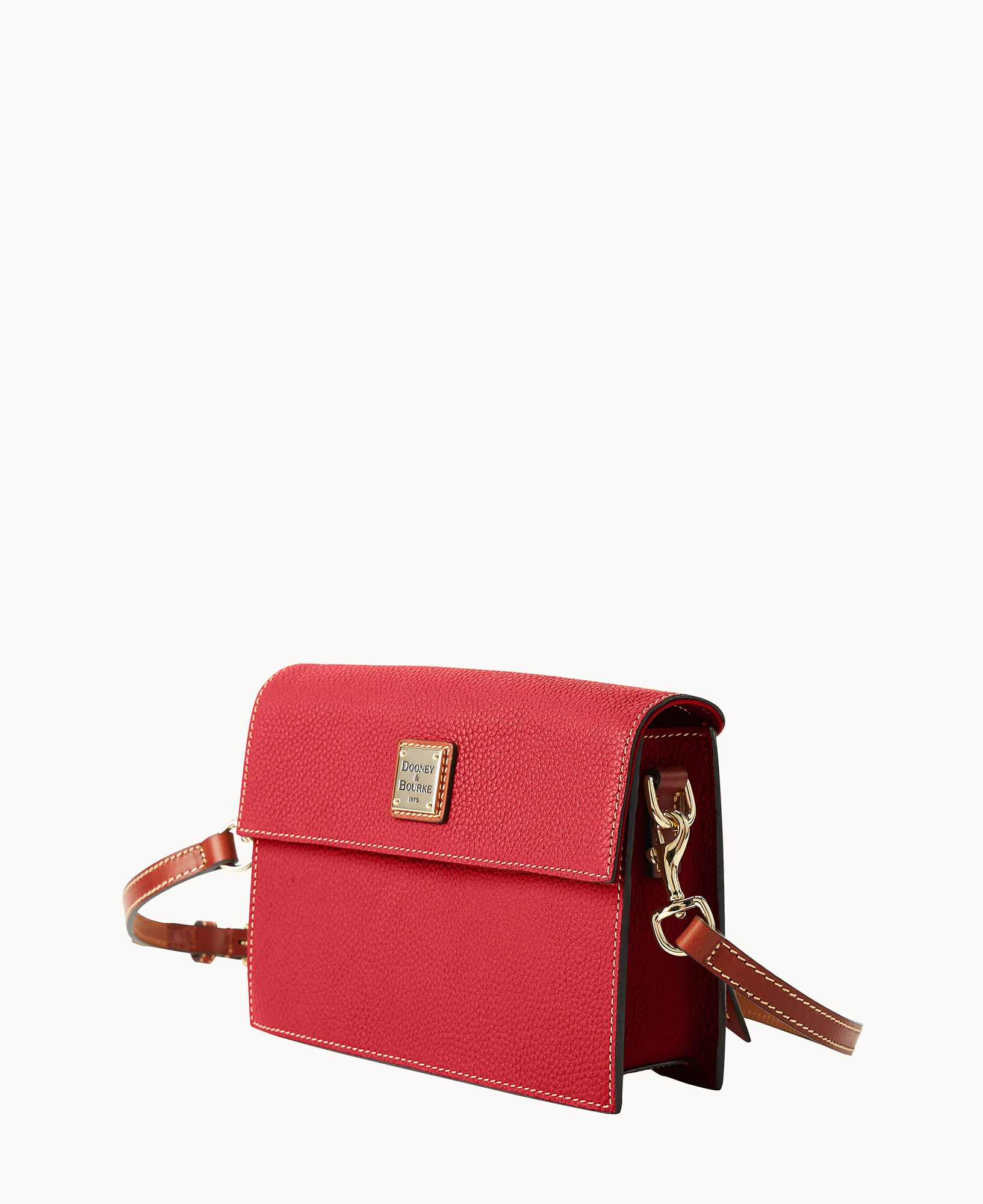 Pebble Grain East West Flap Crossbody - Image 27