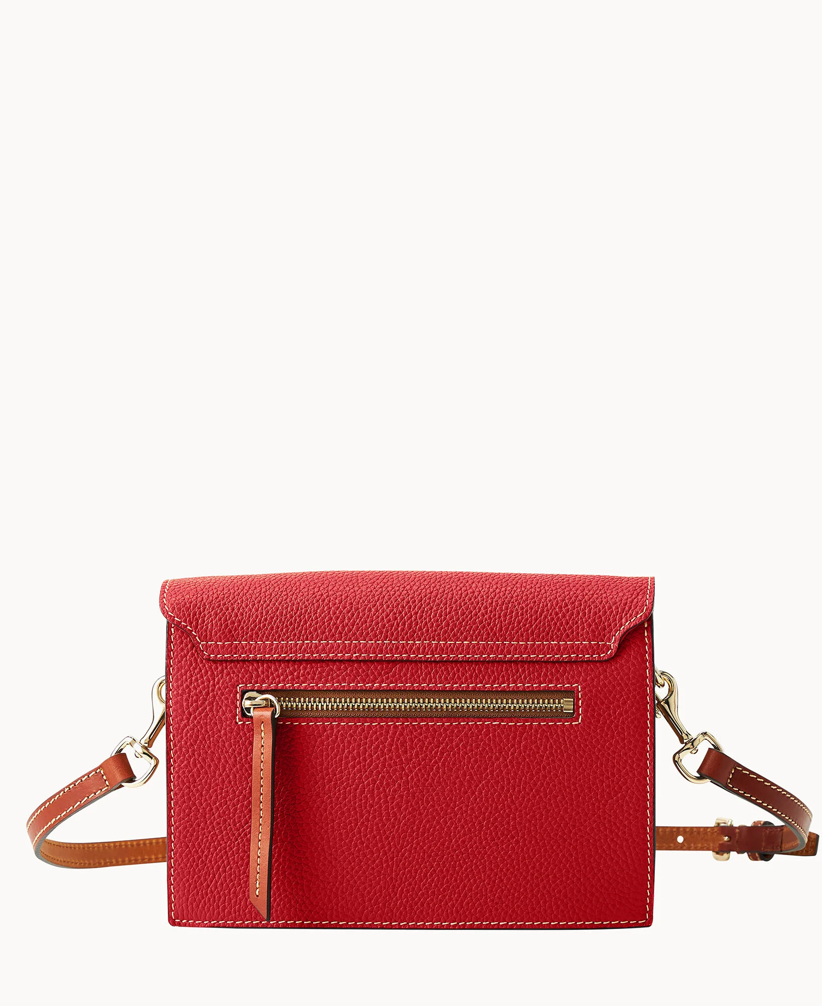 Pebble Grain East West Flap Crossbody - Image 29