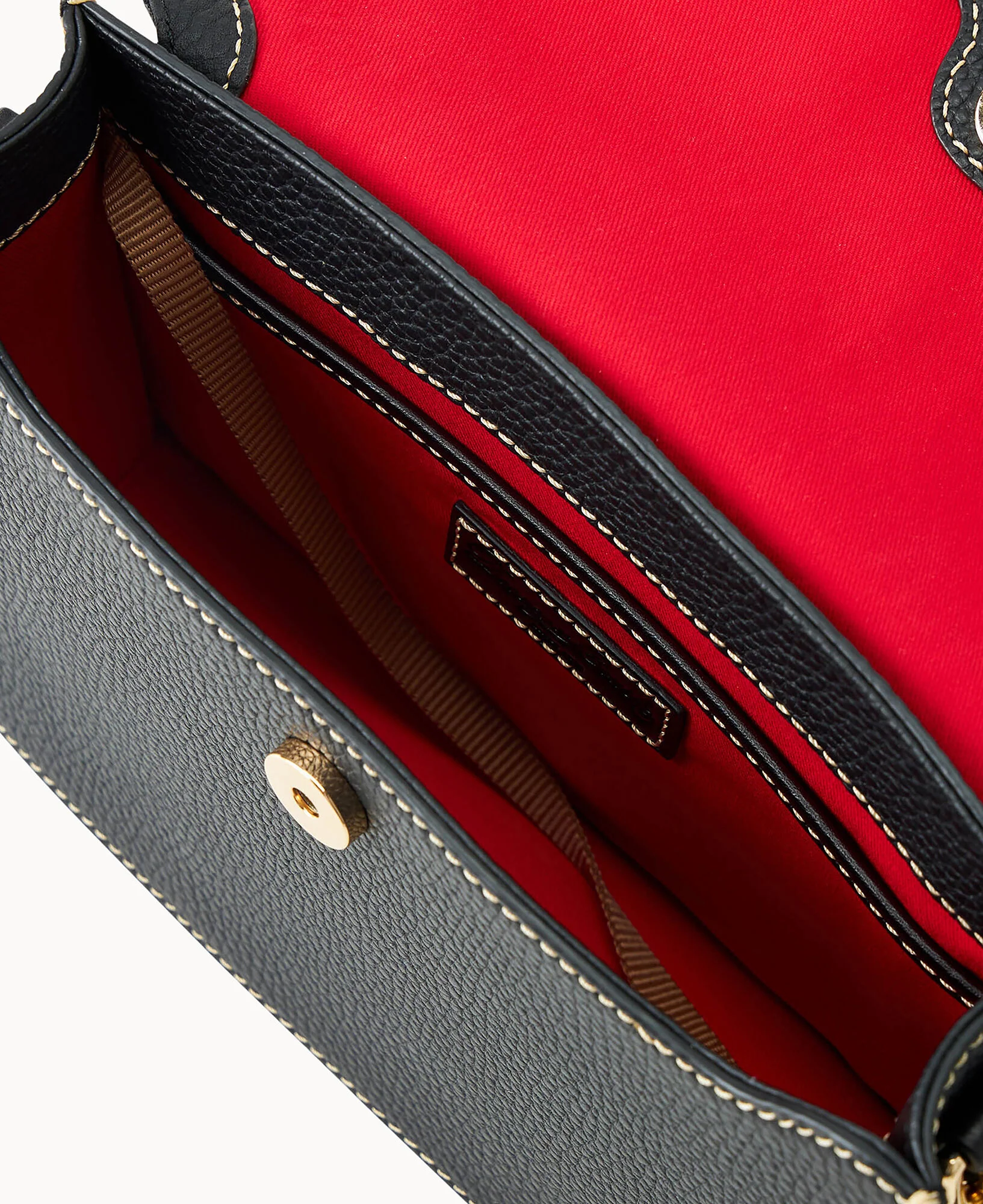 Pebble Grain East West Flap Crossbody - Image 3