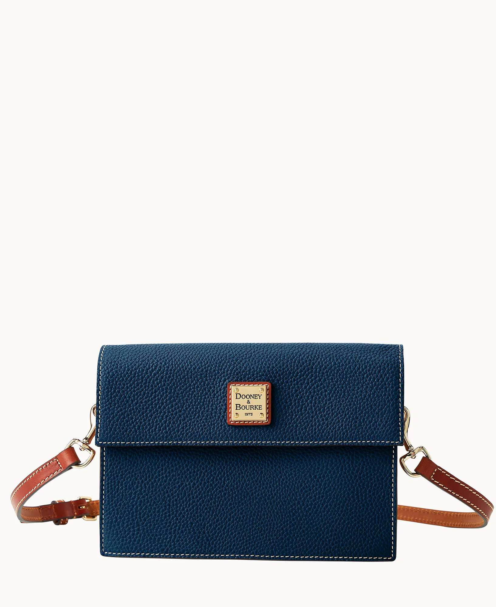 Pebble Grain East West Flap Crossbody - Image 31