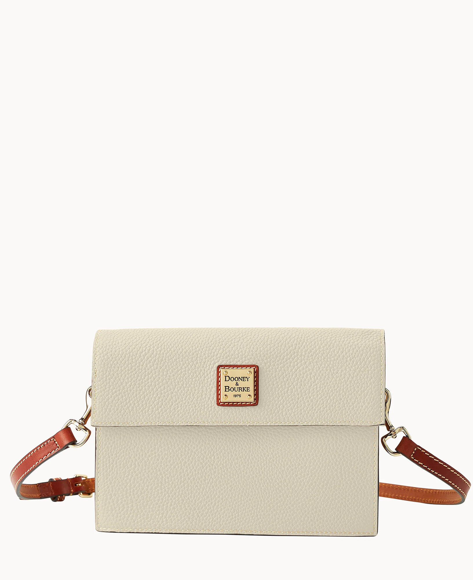 Pebble Grain East West Flap Crossbody - Image 36