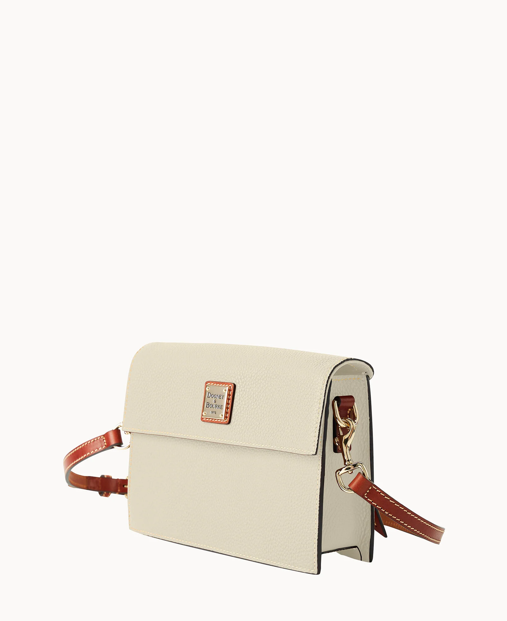Pebble Grain East West Flap Crossbody - Image 37