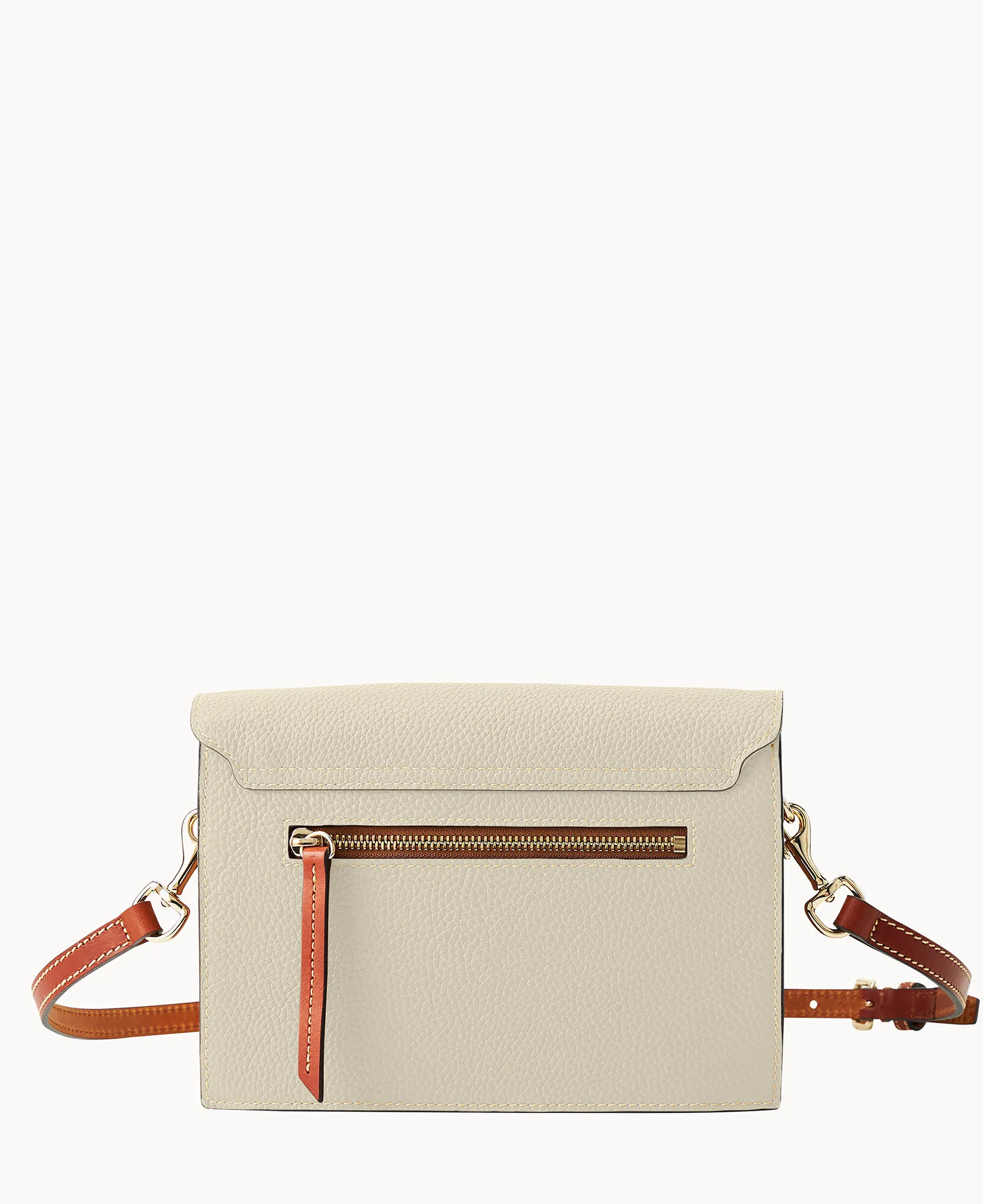 Pebble Grain East West Flap Crossbody - Image 39