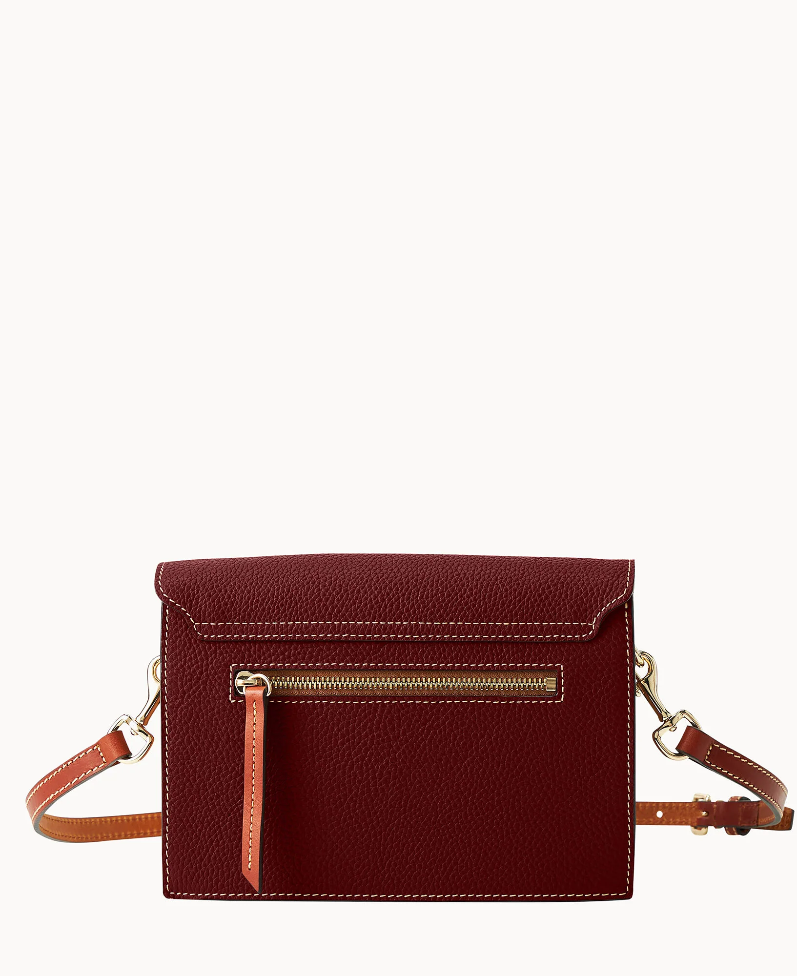 Pebble Grain East West Flap Crossbody - Image 44