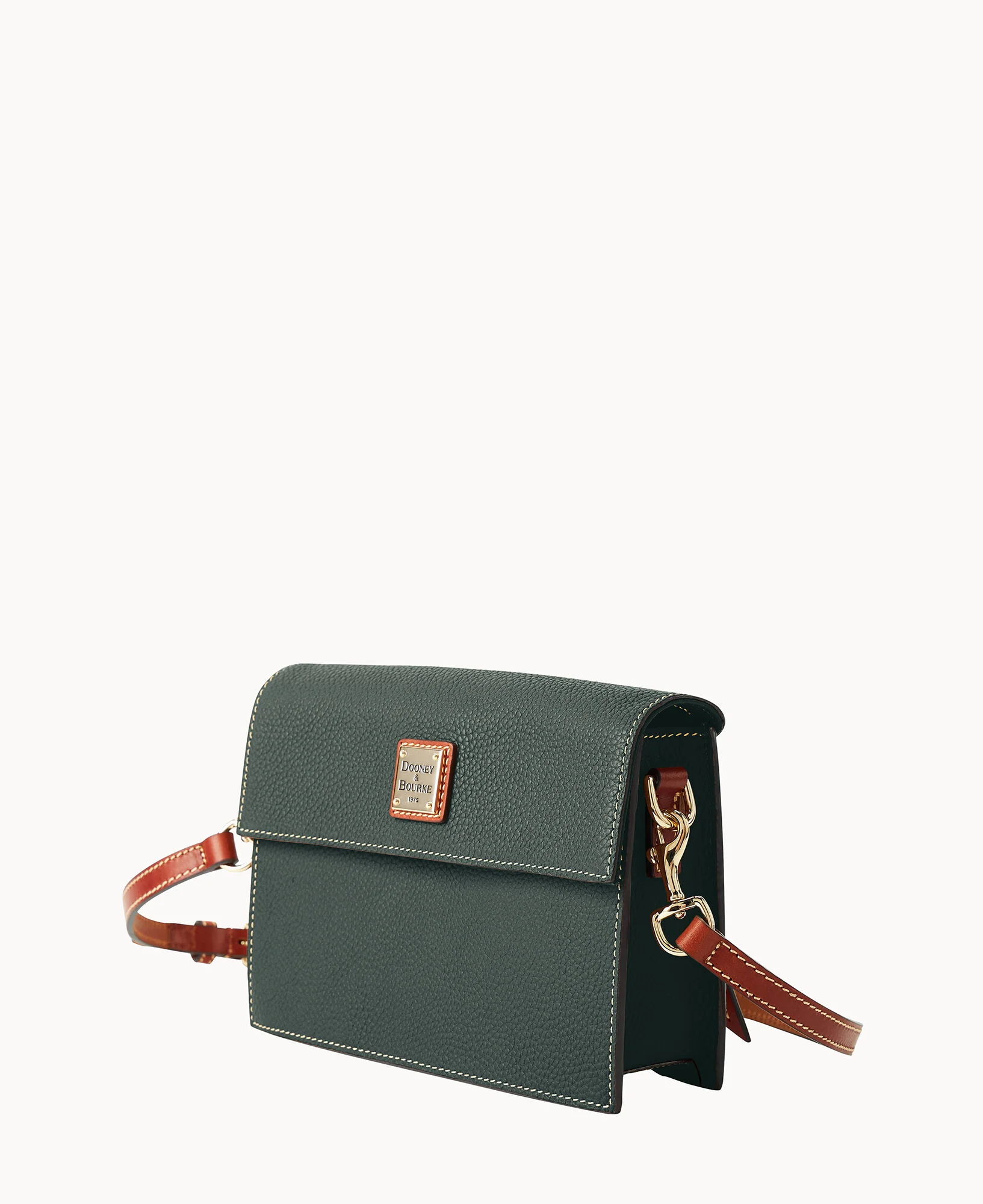 Pebble Grain East West Flap Crossbody - Image 47