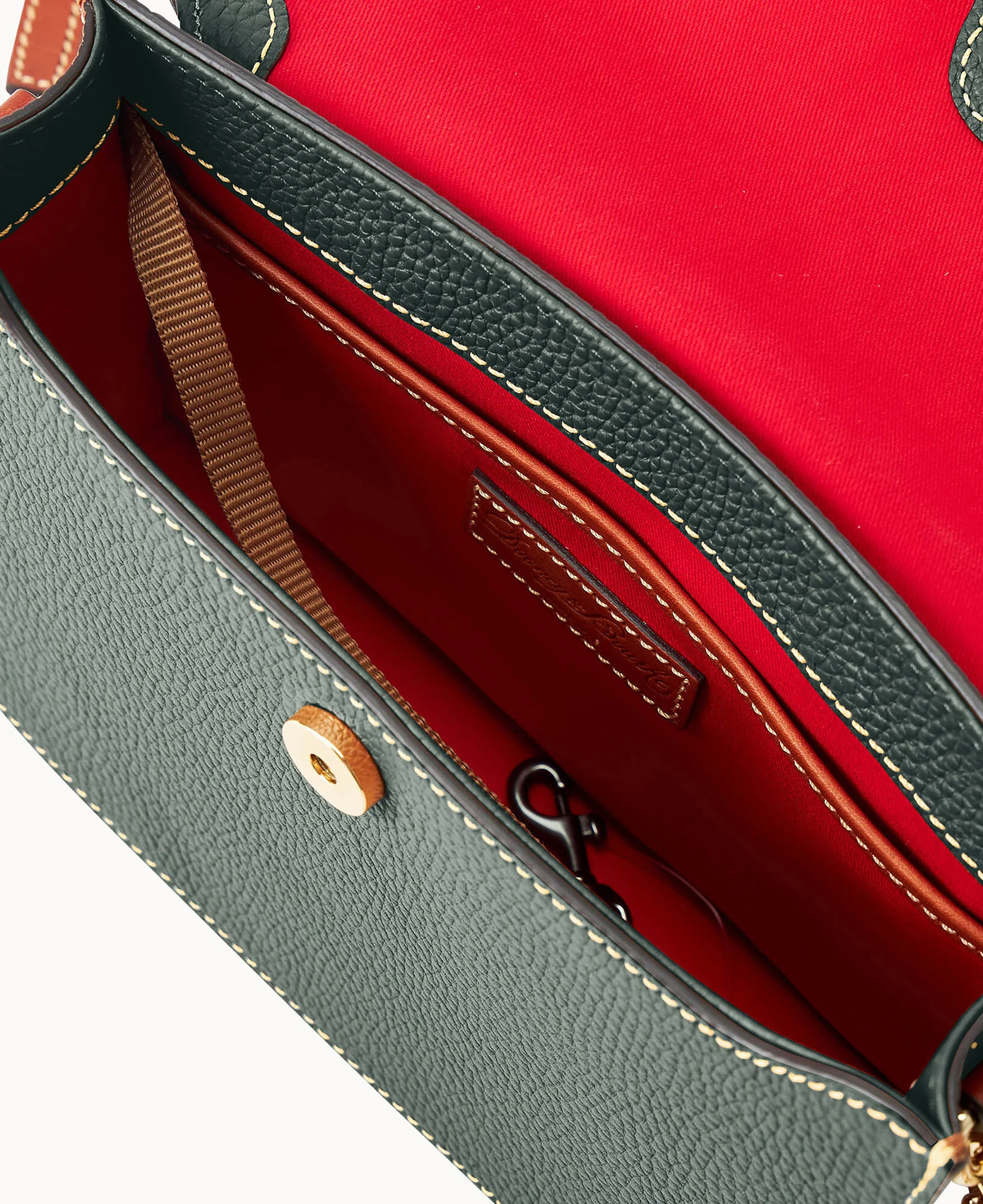 Pebble Grain East West Flap Crossbody - Image 48