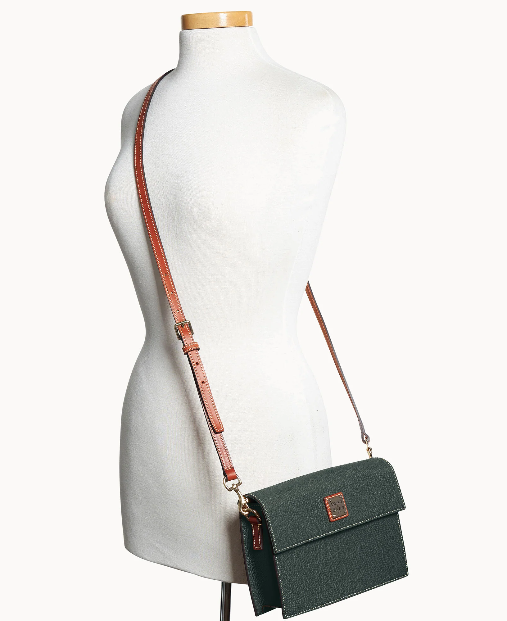 Pebble Grain East West Flap Crossbody - Image 50