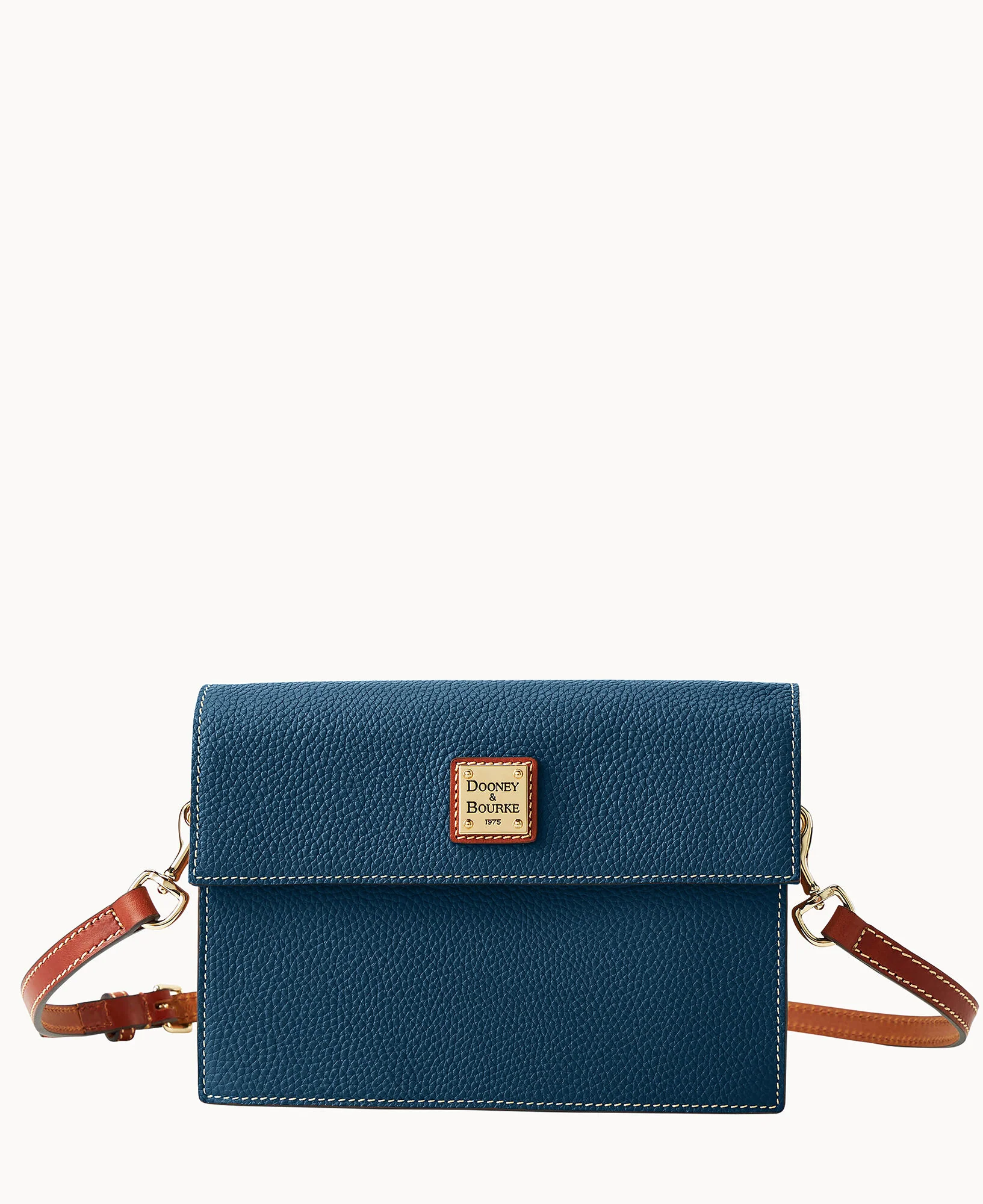 Pebble Grain East West Flap Crossbody - Image 51