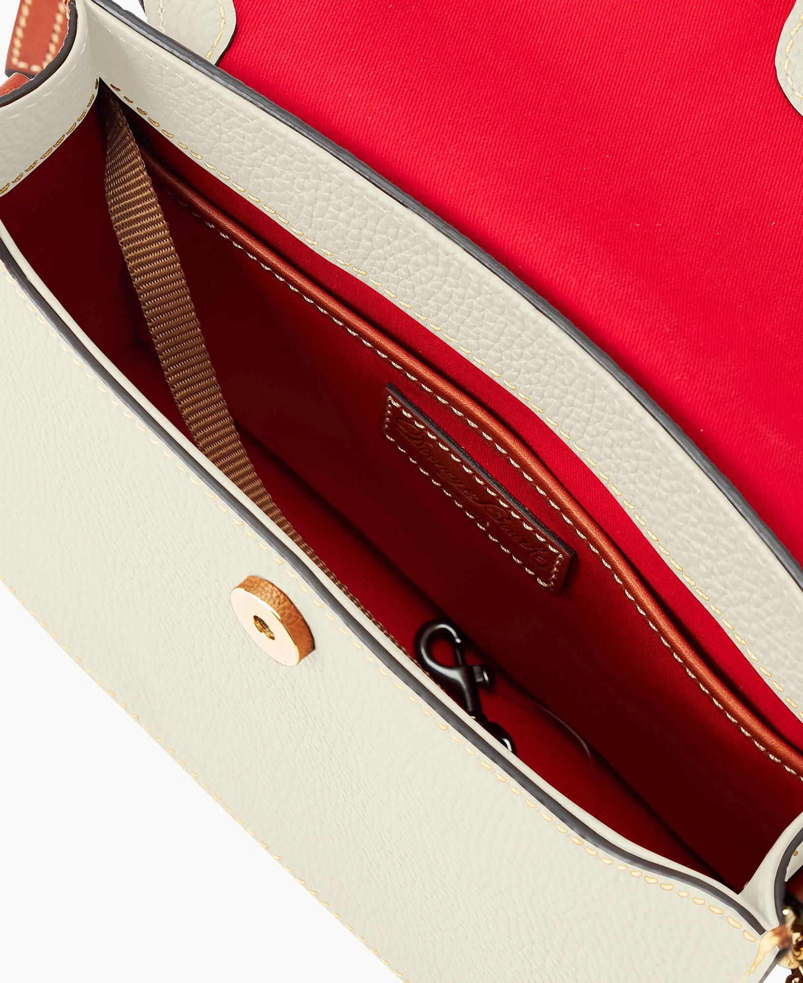 Pebble Grain East West Flap Crossbody - Image 58