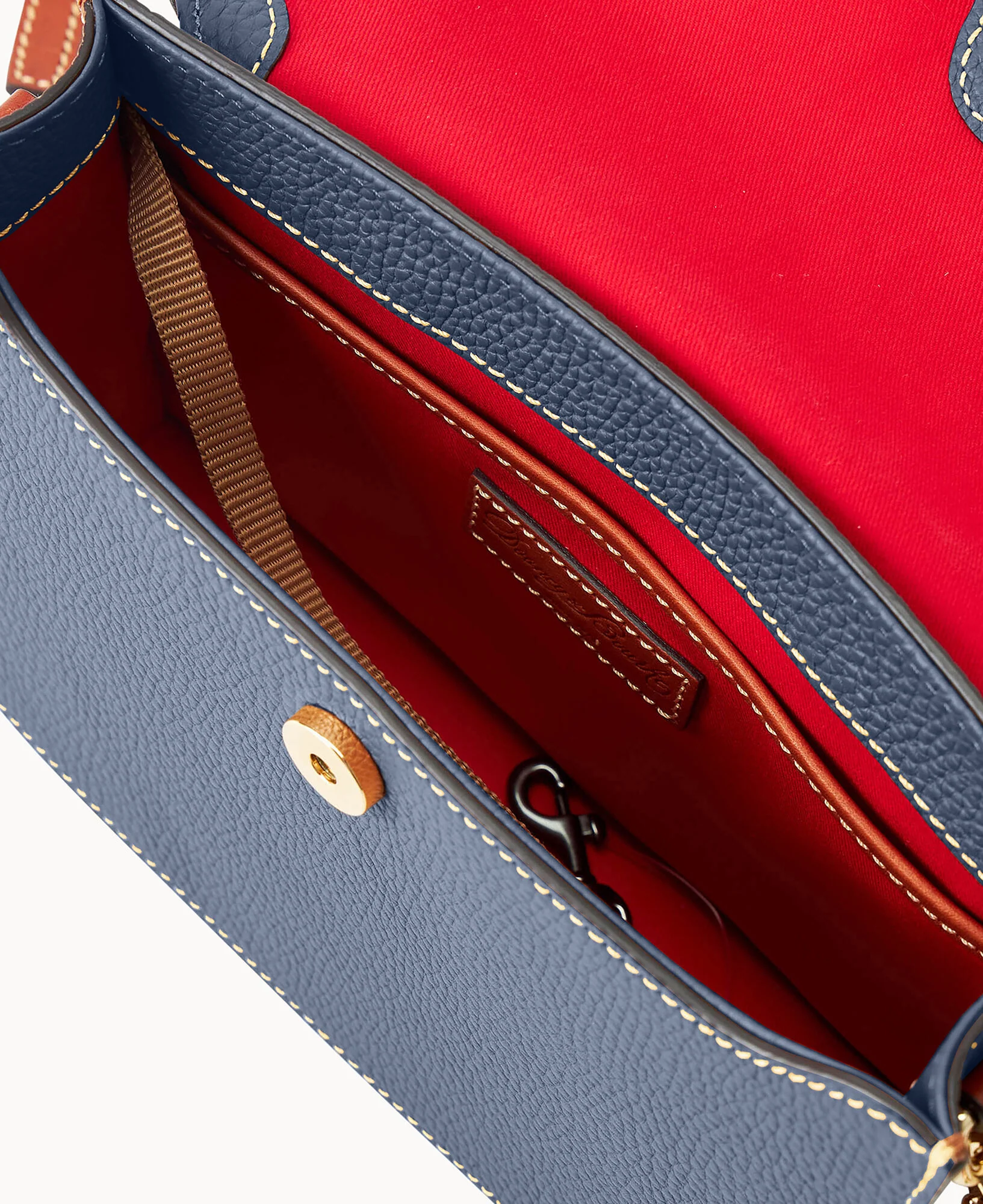 Pebble Grain East West Flap Crossbody - Image 63