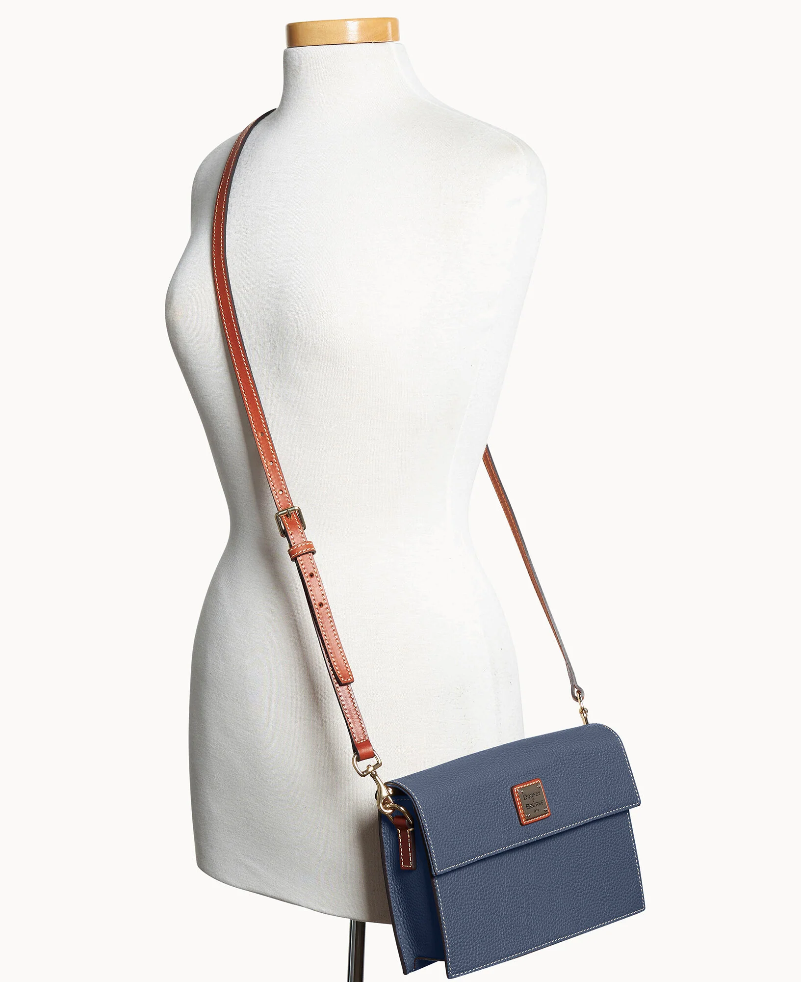 Pebble Grain East West Flap Crossbody - Image 65